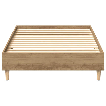 vidaXL Bed Frame Artisian Oak 80 x 200 cm Engineered Wood