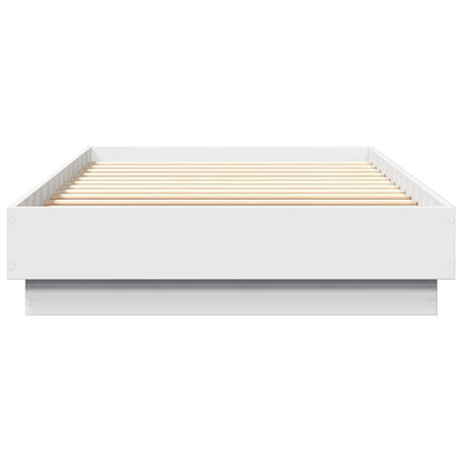 vidaXL Floor Bed Frame White 80 x 200 cm Engineered Wood