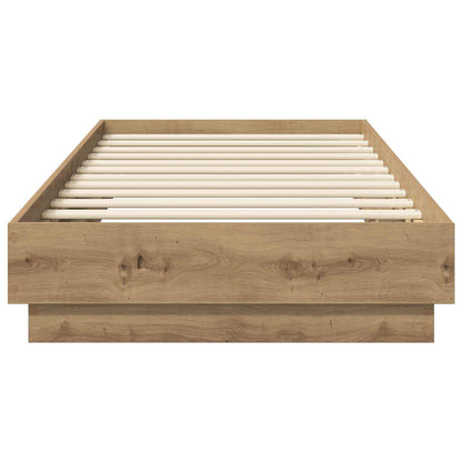 vidaXL Floor Bed Frame Artisan Oak 80 x 200 cm Engineered Wood