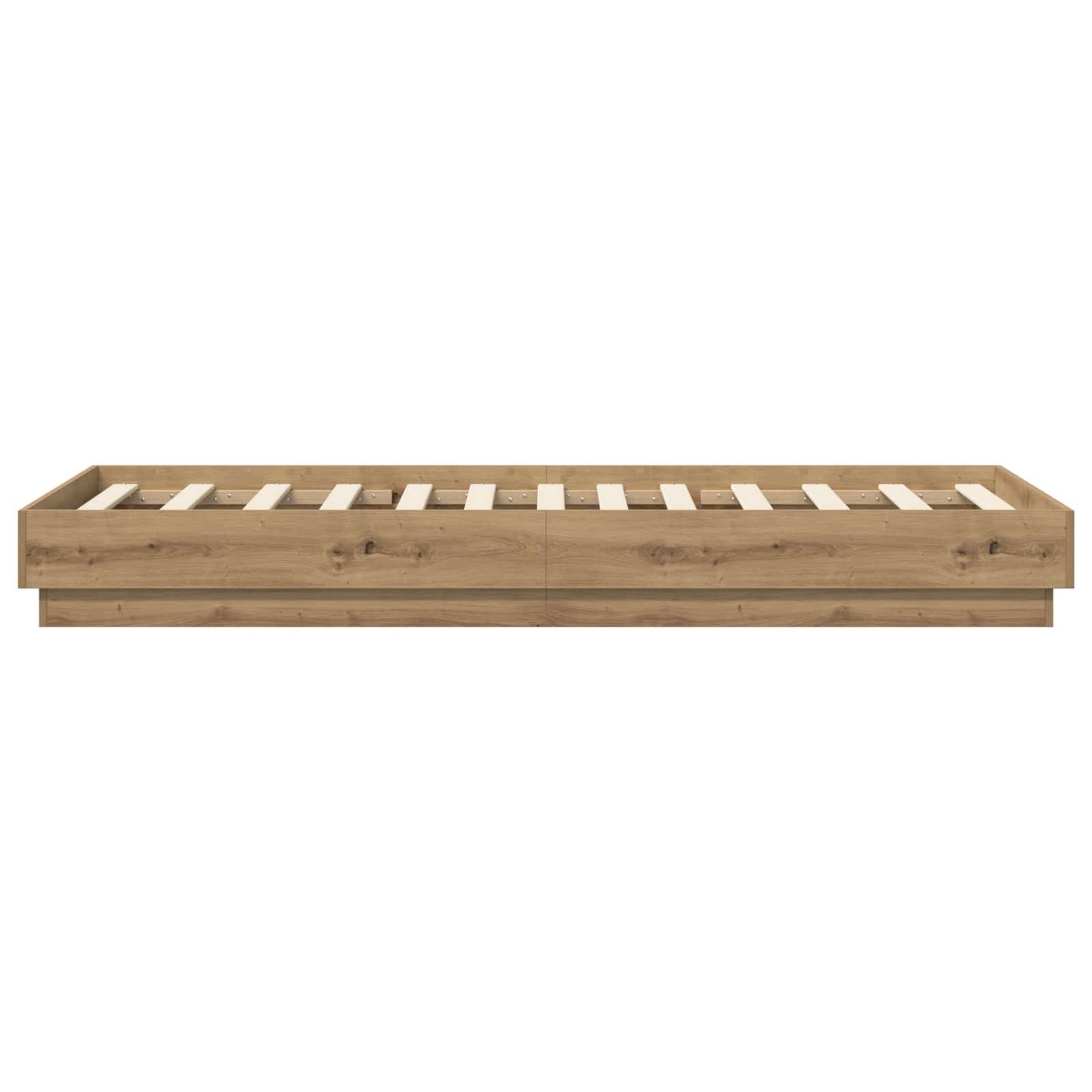 vidaXL Floor Bed Frame Artisan Oak 80 x 200 cm Engineered Wood