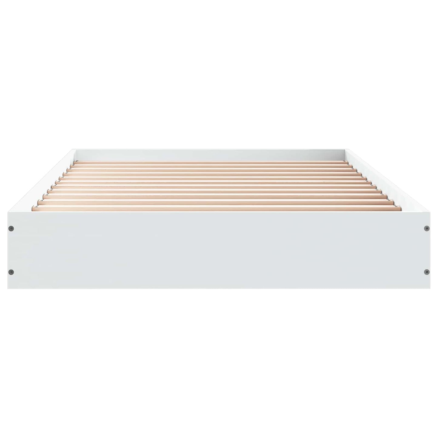 vidaXL Floor Bed Frame White 80 x 200 cm Engineered Wood