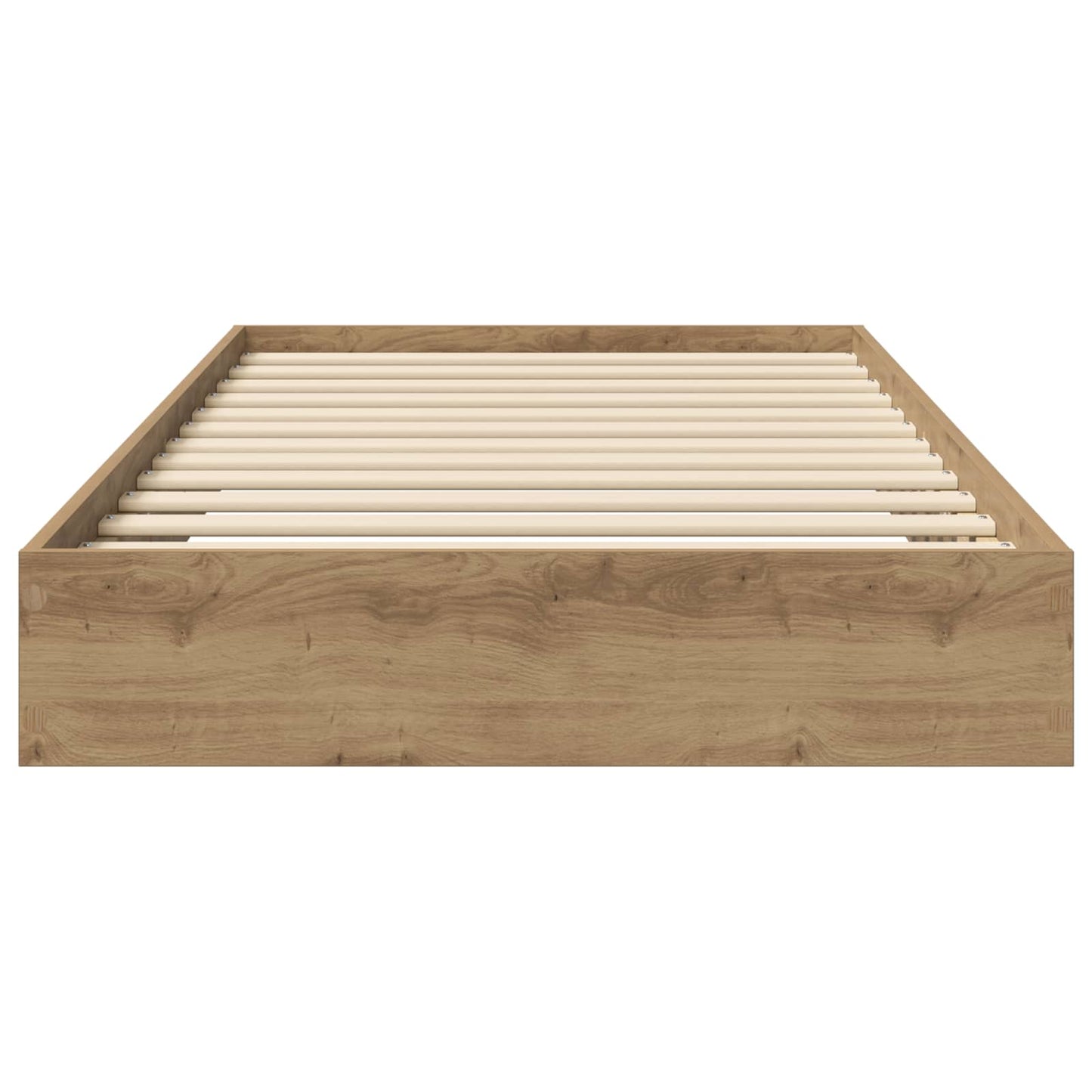 vidaXL Floor Bed Frame Artisan Oak 80 x 200 cm Engineered Wood