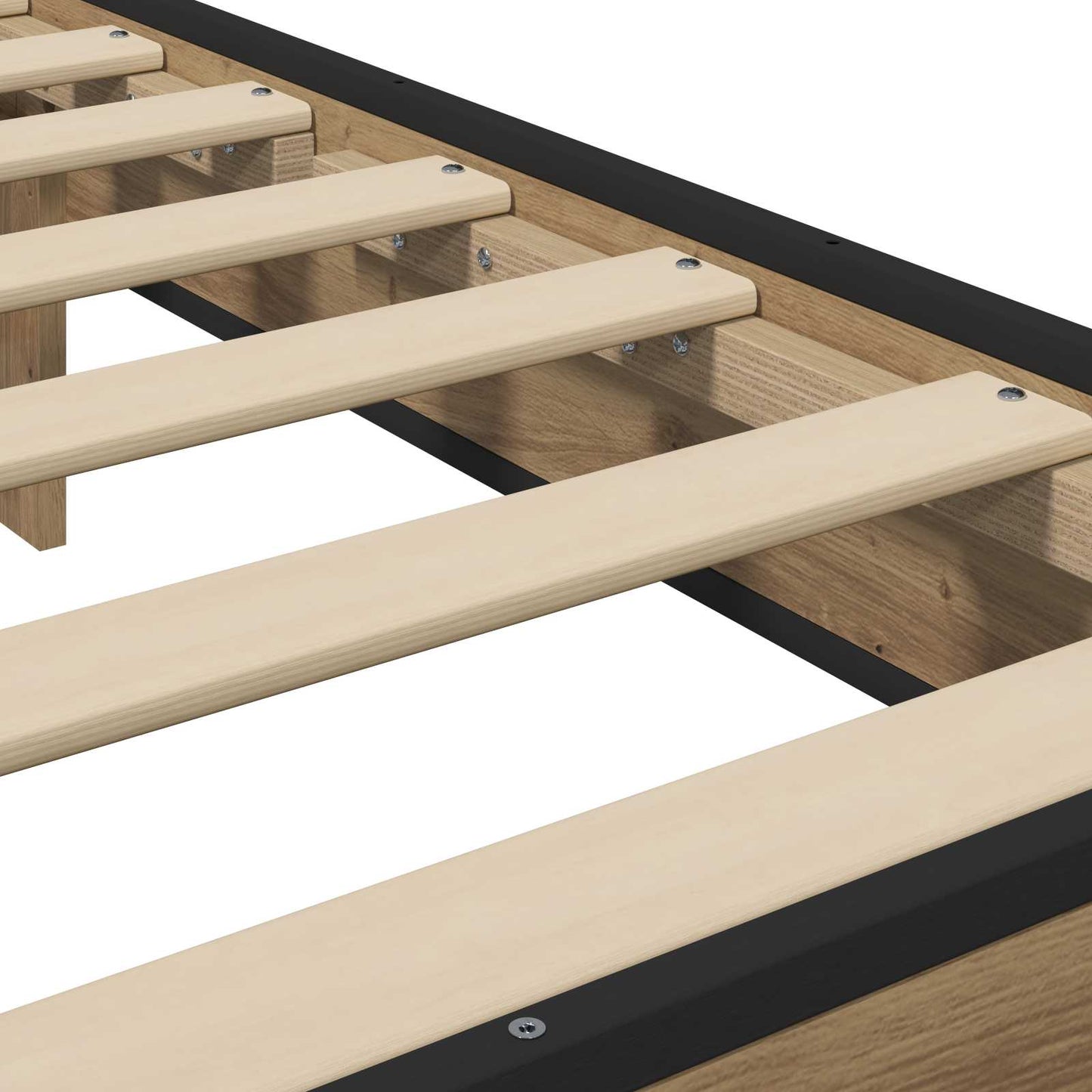 vidaXL Bed Frame with Headboard Artisan Oak 80 x 200 cm