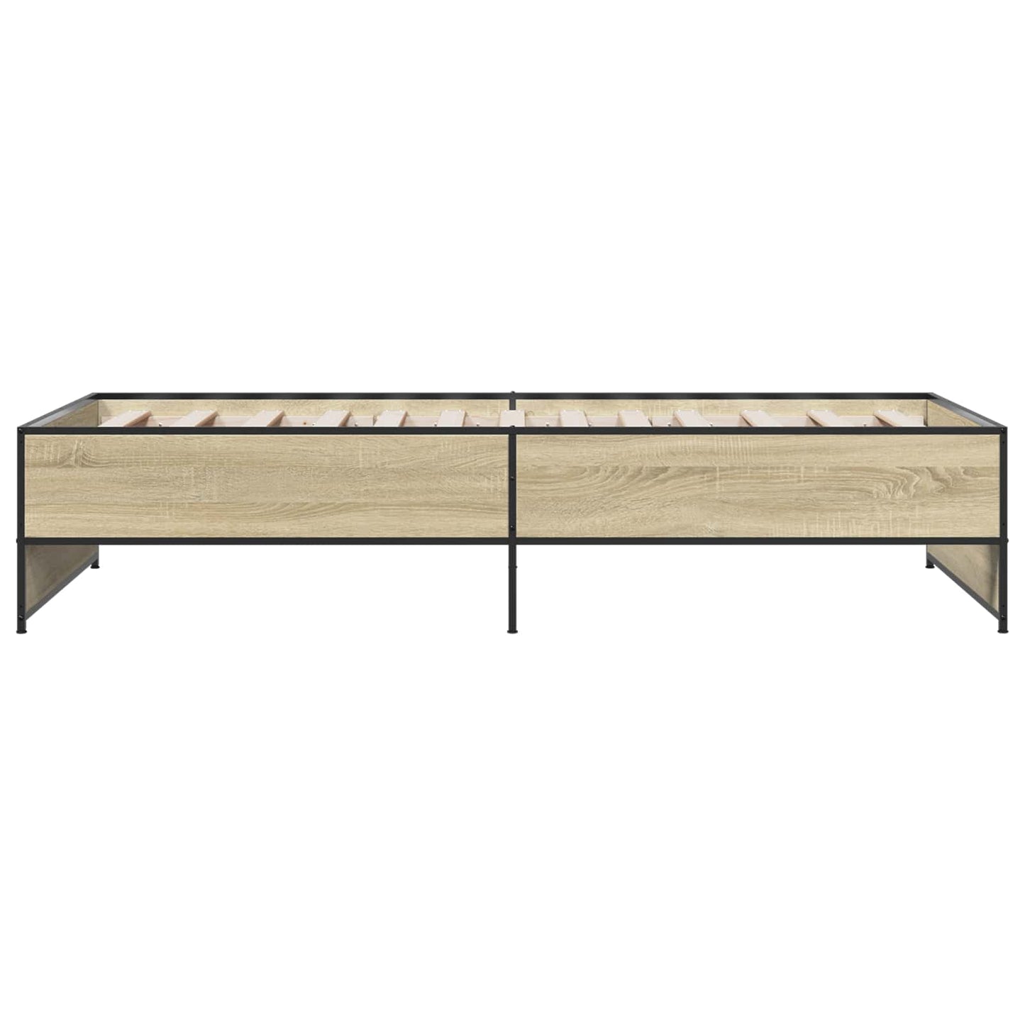 vidaXL Bed Frame Sonoma Oak 80 x 200 cm Engineered Wood