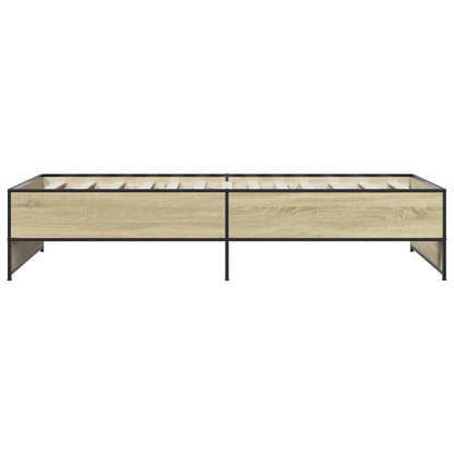 vidaXL Bed Frame Sonoma Oak 80 x 200 cm Engineered Wood