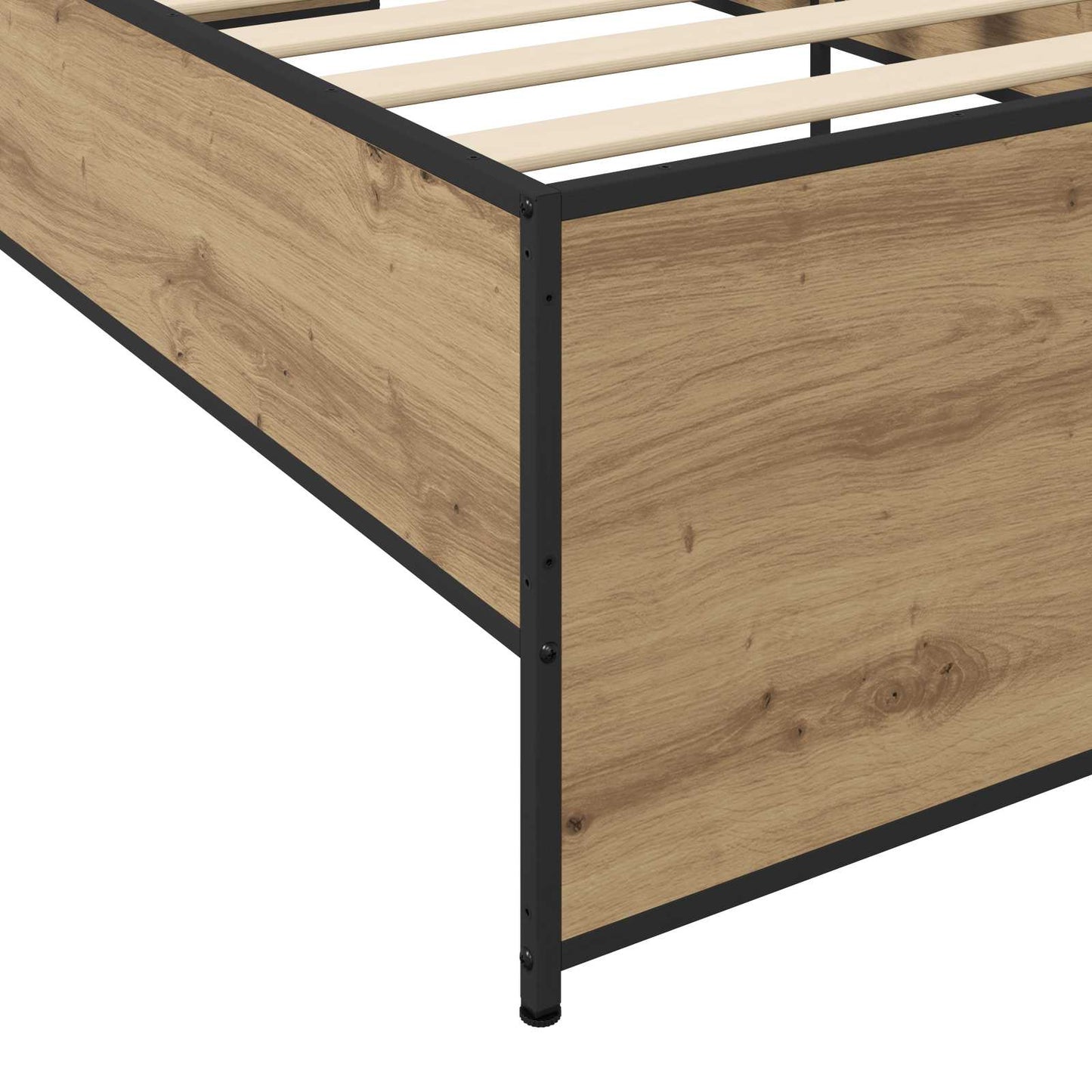 vidaXL Bed Frame Artisan Oak 80 x 200 cm Engineered Wood