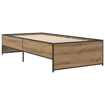 vidaXL Bed Frame Artisan Oak 80 x 200 cm Engineered Wood