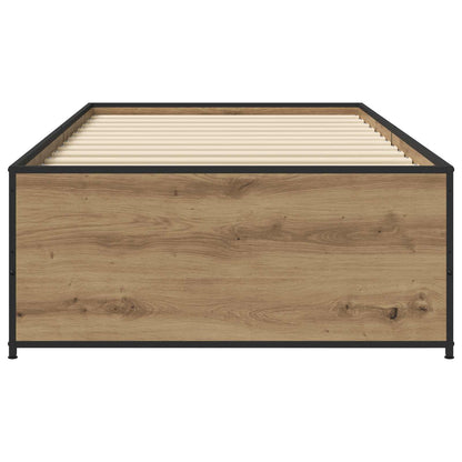 vidaXL Bed Frame Artisan Oak 80 x 200 cm Engineered Wood