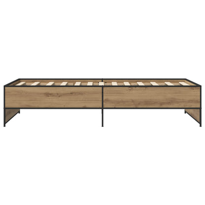 vidaXL Bed Frame Artisan Oak 80 x 200 cm Engineered Wood