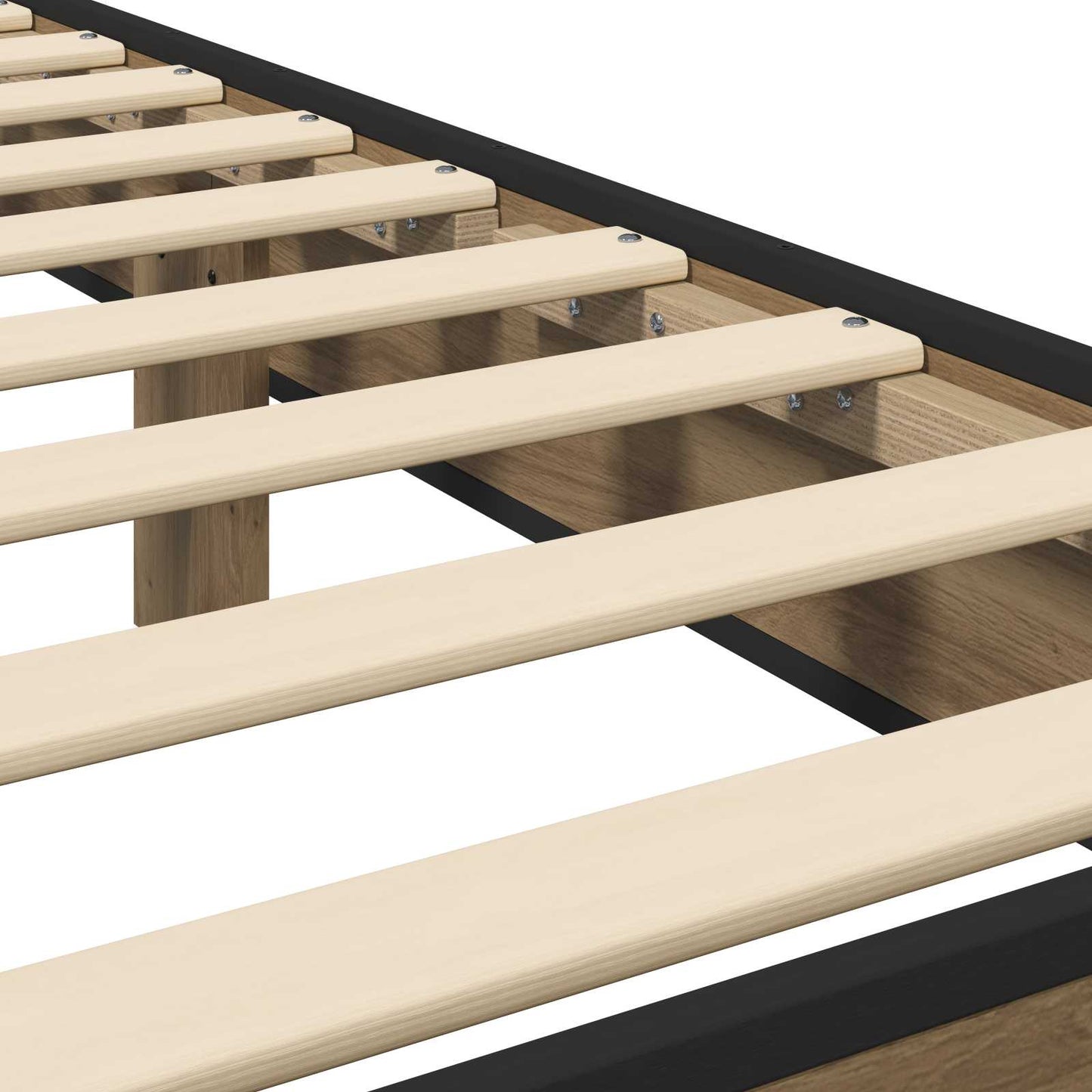 vidaXL Bed Frame with Headboard Artisan Oak 80 x 200 cm