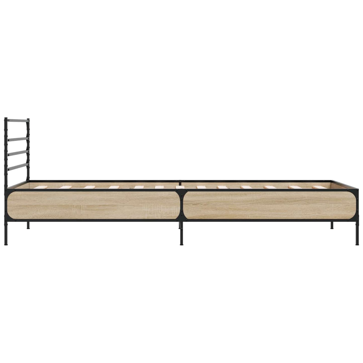 vidaXL Bed Frame Sonoma Oak 80 x 200 cm Engineered Wood