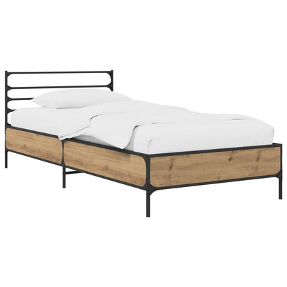 vidaXL Bed Frame Artisan Oak 80 x 200 cm Engineered Wood