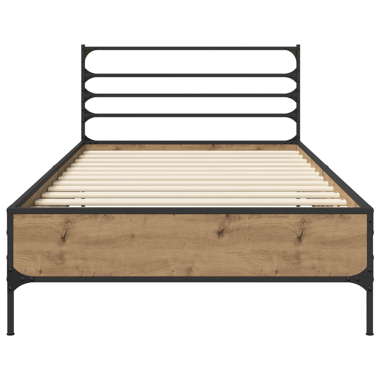 vidaXL Bed Frame Artisian Oak 80 x 200 cm Engineered Wood