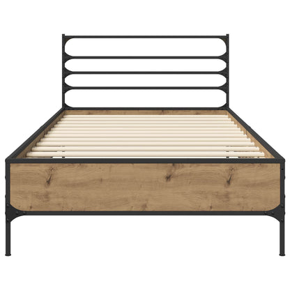 vidaXL Bed Frame Artisian Oak 80 x 200 cm Engineered Wood