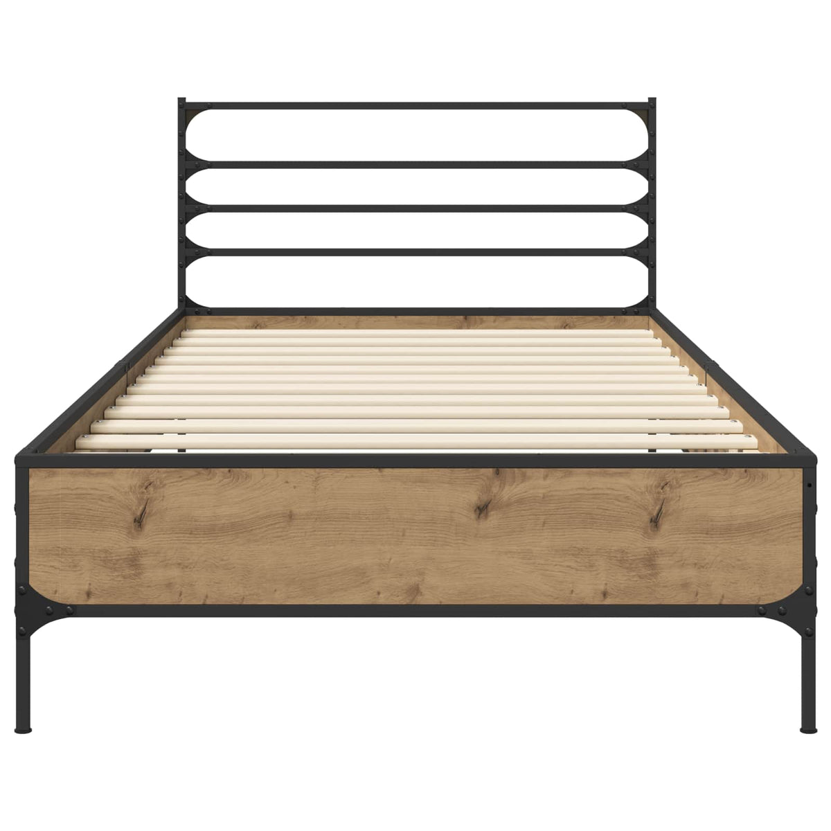 vidaXL Bed Frame Artisan Oak 80 x 200 cm Engineered Wood