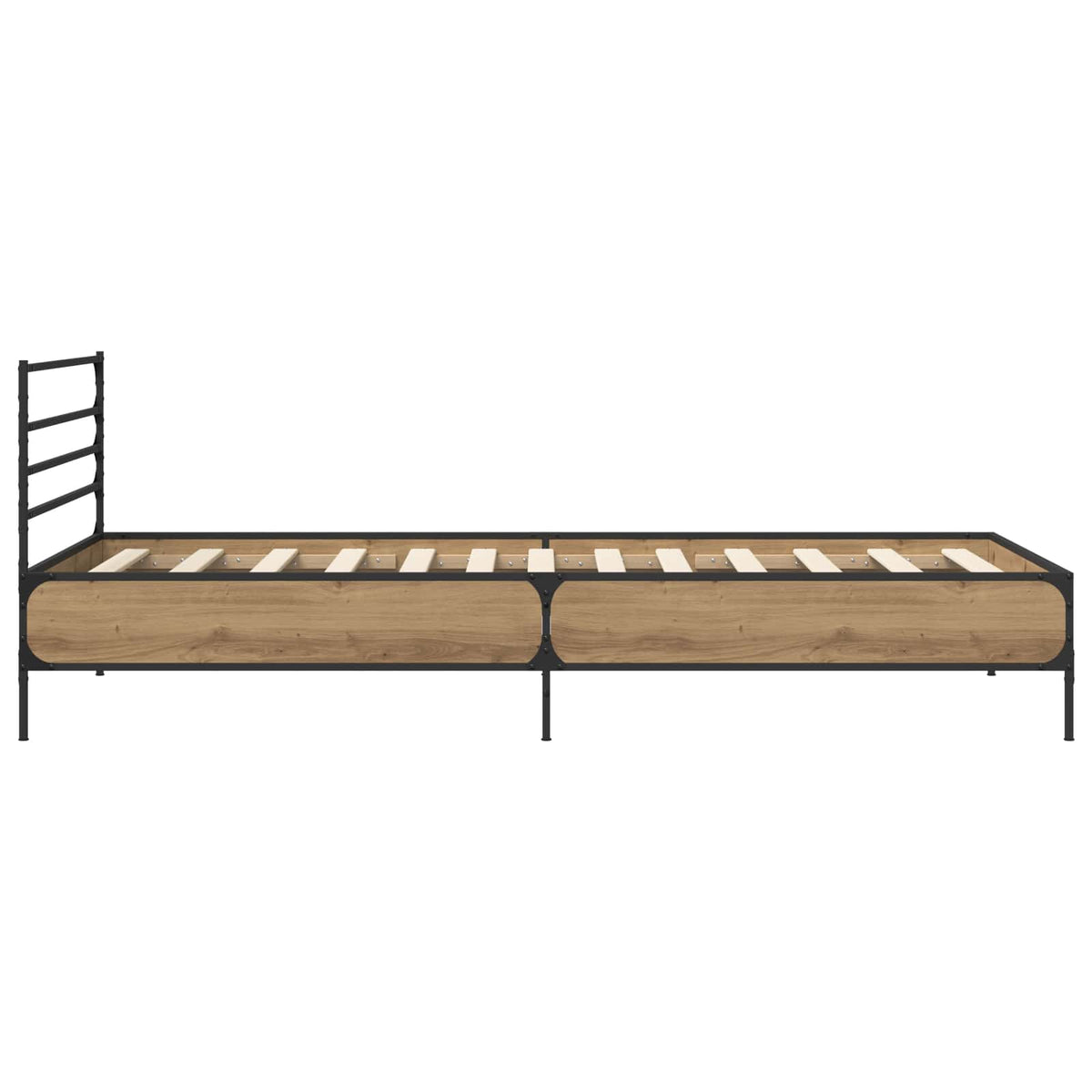 vidaXL Bed Frame Artisan Oak 80 x 200 cm Engineered Wood