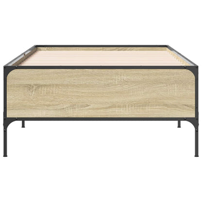 vidaXL Bed Frame Sonoma Oak 80 x 200 cm Engineered Wood