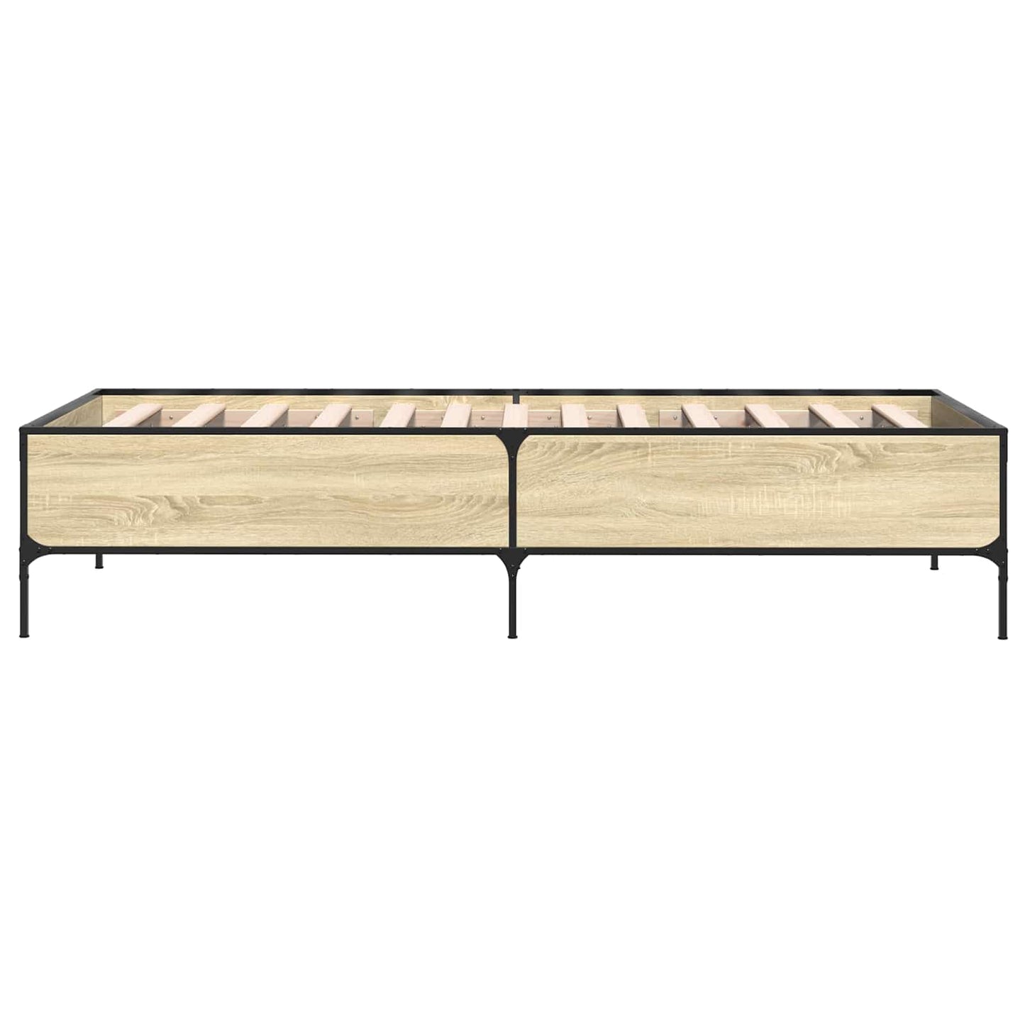 vidaXL Bed Frame Sonoma Oak 80 x 200 cm Engineered Wood