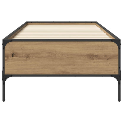 vidaXL Bed Frame Artisian Oak 80 x 200 cm Engineered Wood