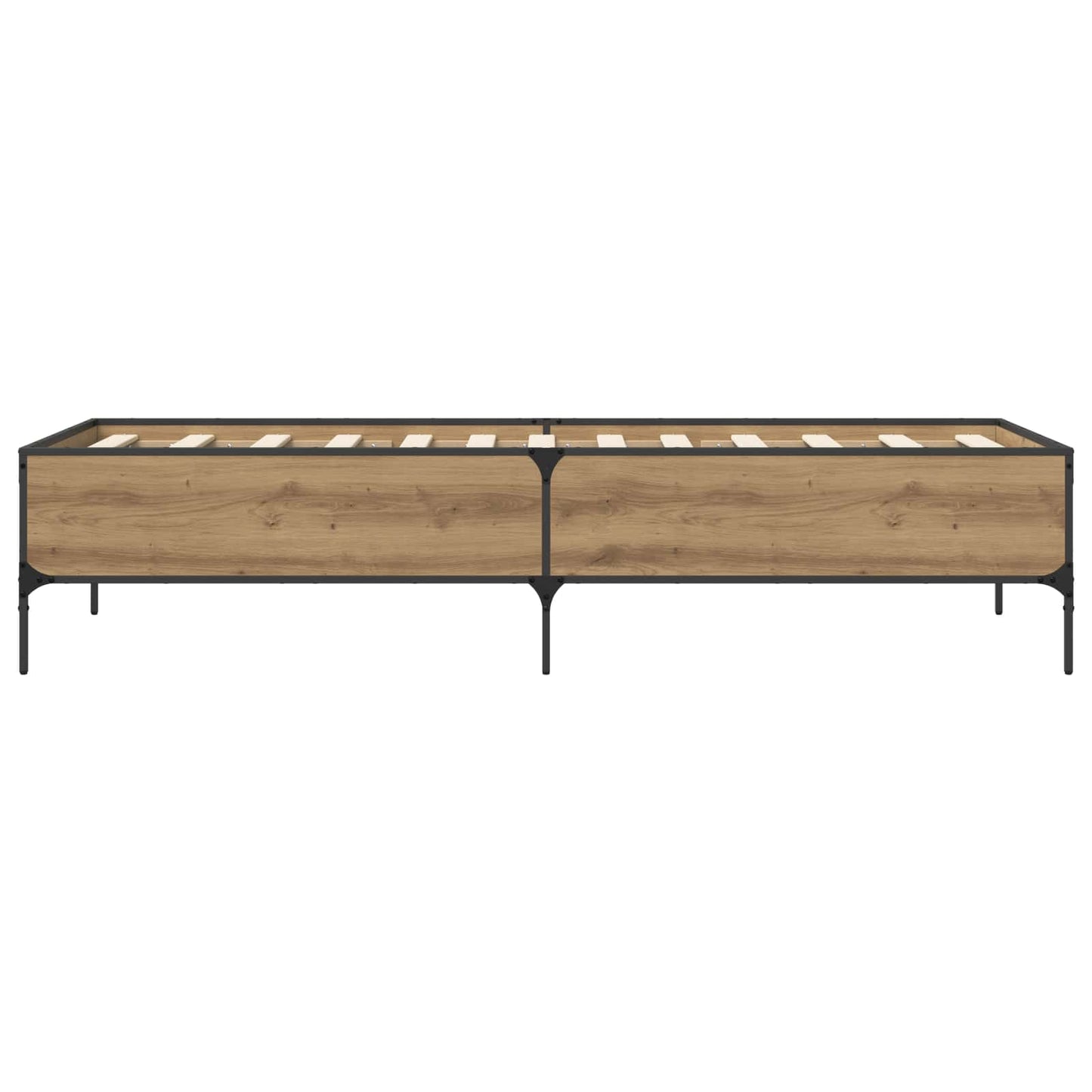 vidaXL Bed Frame Artisian Oak 80 x 200 cm Engineered Wood