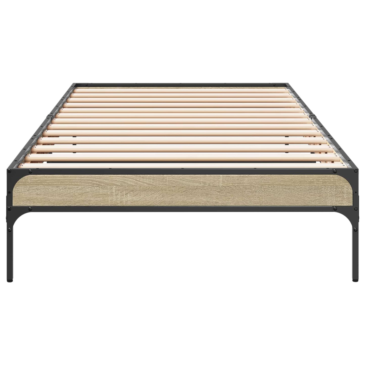 vidaXL Bed Frame Sonoma Oak 80 x 200 cm Engineered Wood