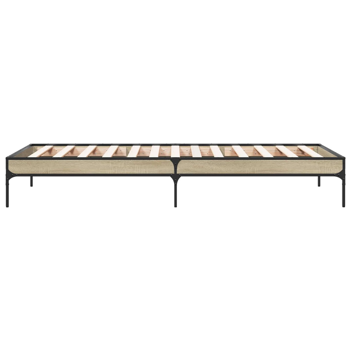 vidaXL Bed Frame Sonoma Oak 80 x 200 cm Engineered Wood