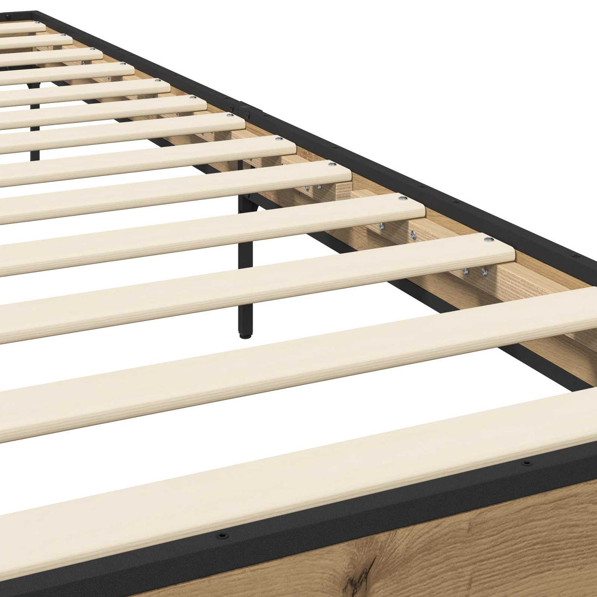 vidaXL Bed Frame Artisan Oak 80 x 200 cm Engineered Wood
