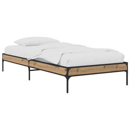vidaXL Bed Frame Artisan Oak 80 x 200 cm Engineered Wood