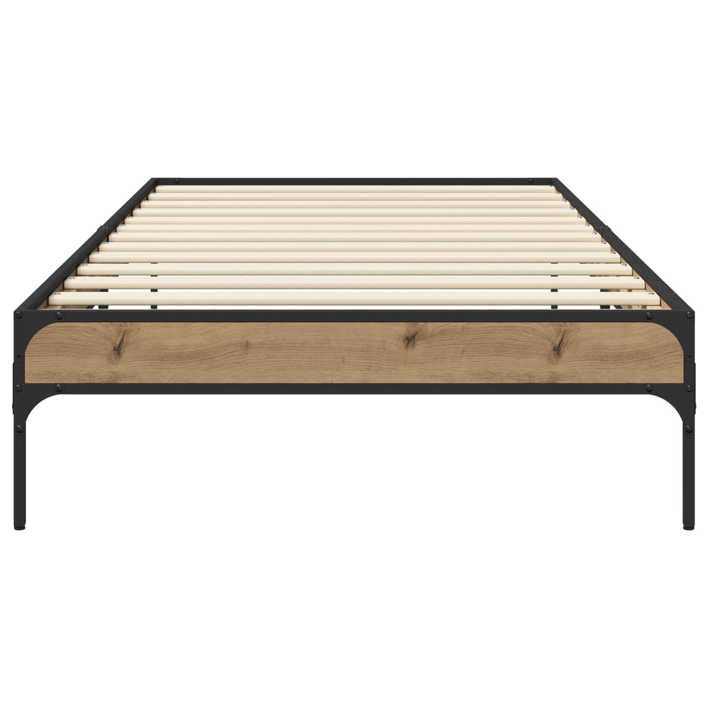 vidaXL Bed Frame Artisian Oak 80 x 200 cm Engineered Wood