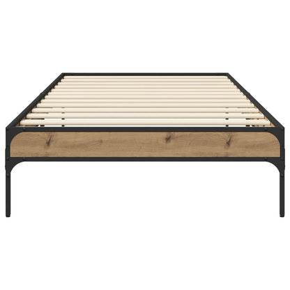 vidaXL Bed Frame Artisian Oak 80 x 200 cm Engineered Wood