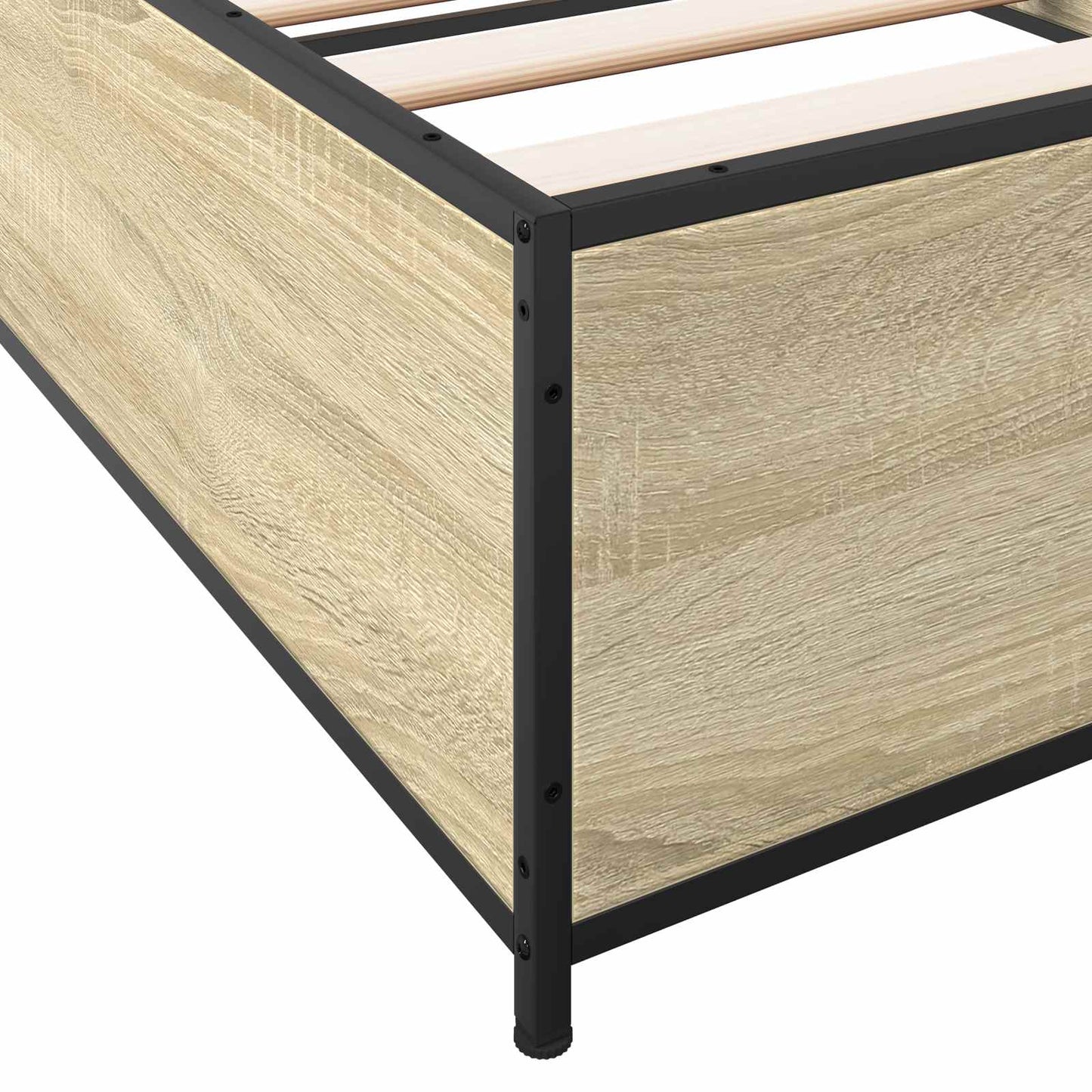 vidaXL Bed Frame Sonoma Oak 80 x 200 cm Engineered Wood