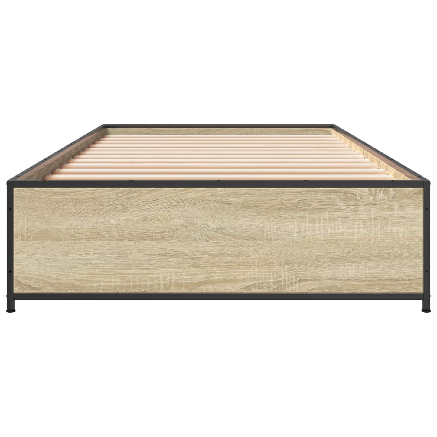 vidaXL Bed Frame Sonoma Oak 80 x 200 cm Engineered Wood