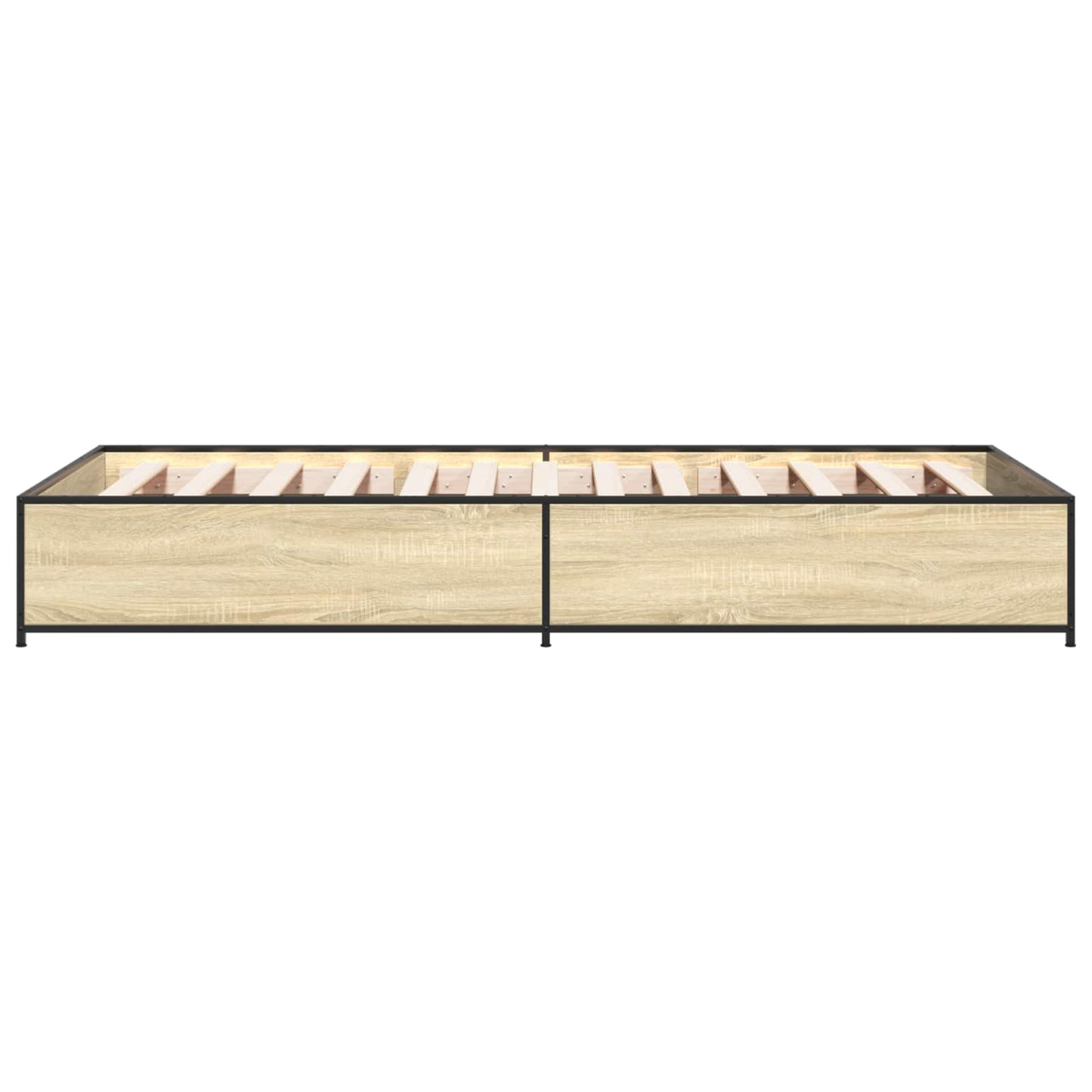 vidaXL Bed Frame Sonoma Oak 80 x 200 cm Engineered Wood