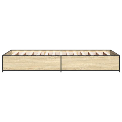 vidaXL Bed Frame Sonoma Oak 80 x 200 cm Engineered Wood