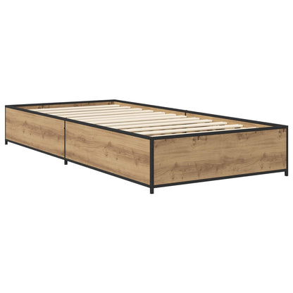 vidaXL Bed Frame Artisan Oak 80 x 200 cm Engineered Wood