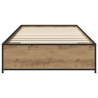vidaXL Bed Frame Artisan Oak 80 x 200 cm Engineered Wood