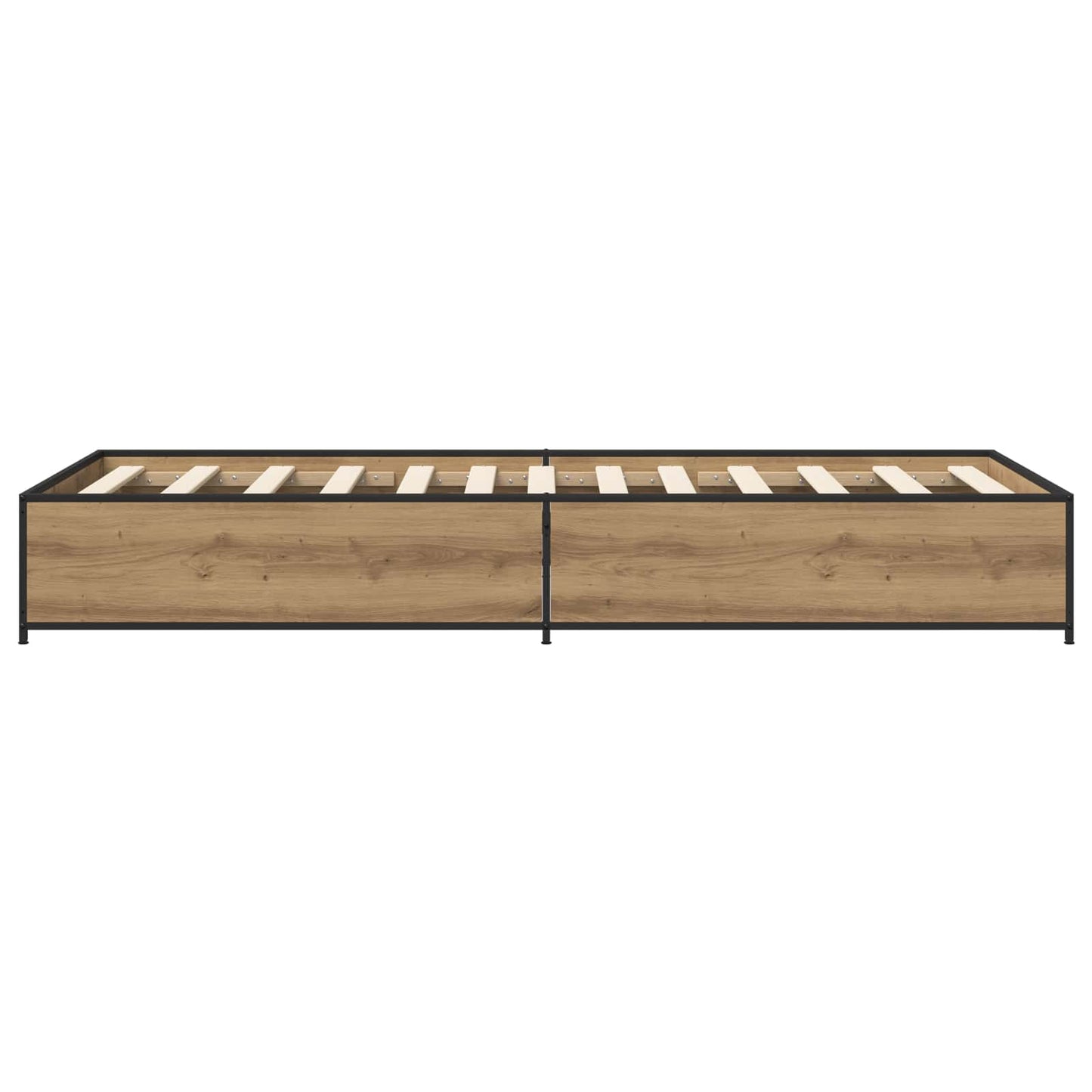 vidaXL Bed Frame Artisan Oak 80 x 200 cm Engineered Wood