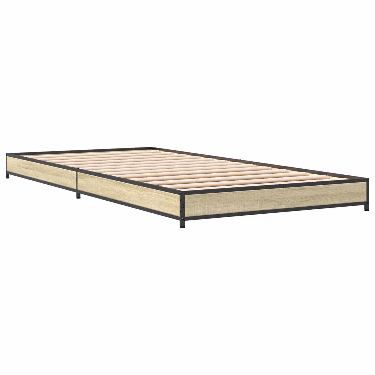vidaXL Bed Frame Sonoma Oak 80 x 200 cm Engineered Wood