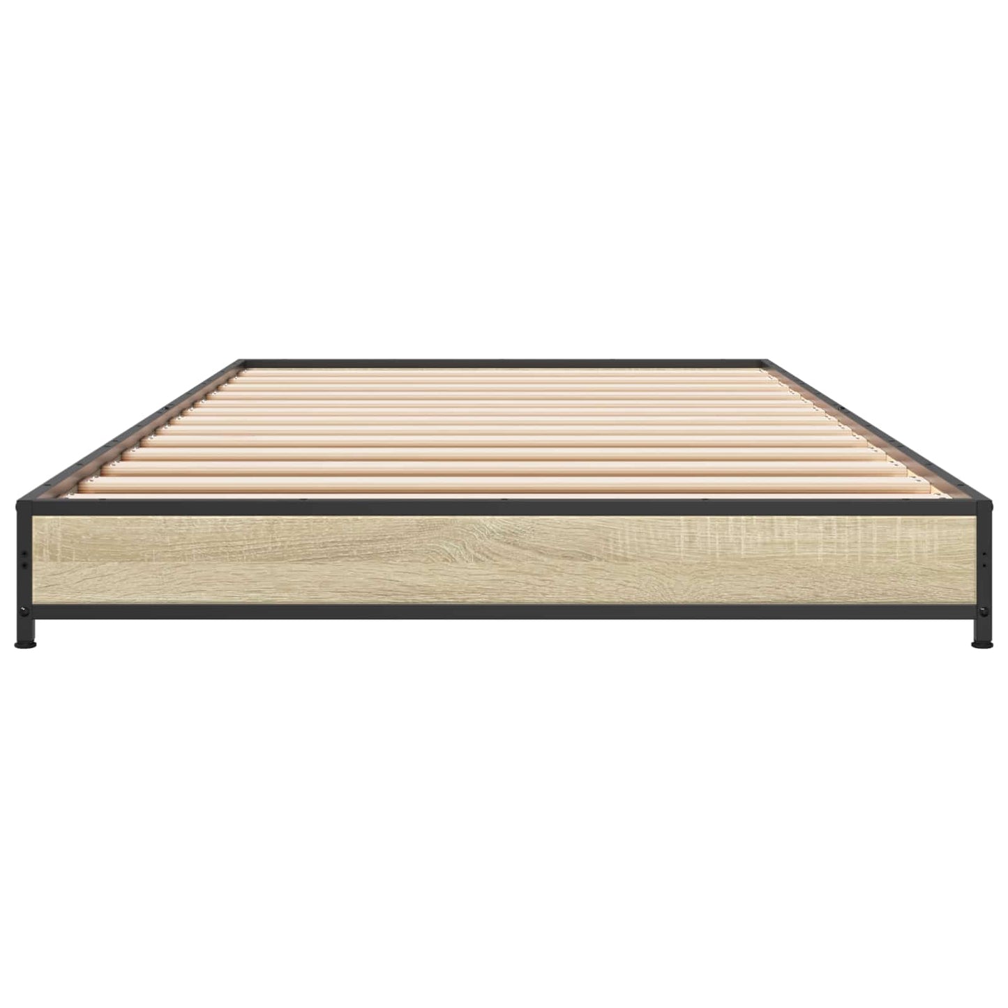 vidaXL Bed Frame Sonoma Oak 80 x 200 cm Engineered Wood