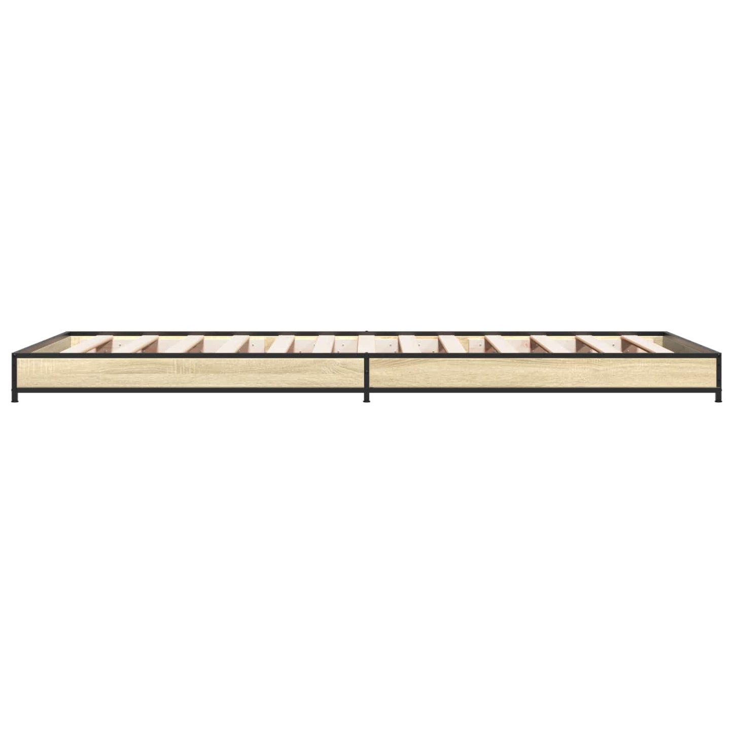 vidaXL Bed Frame Sonoma Oak 80 x 200 cm Engineered Wood