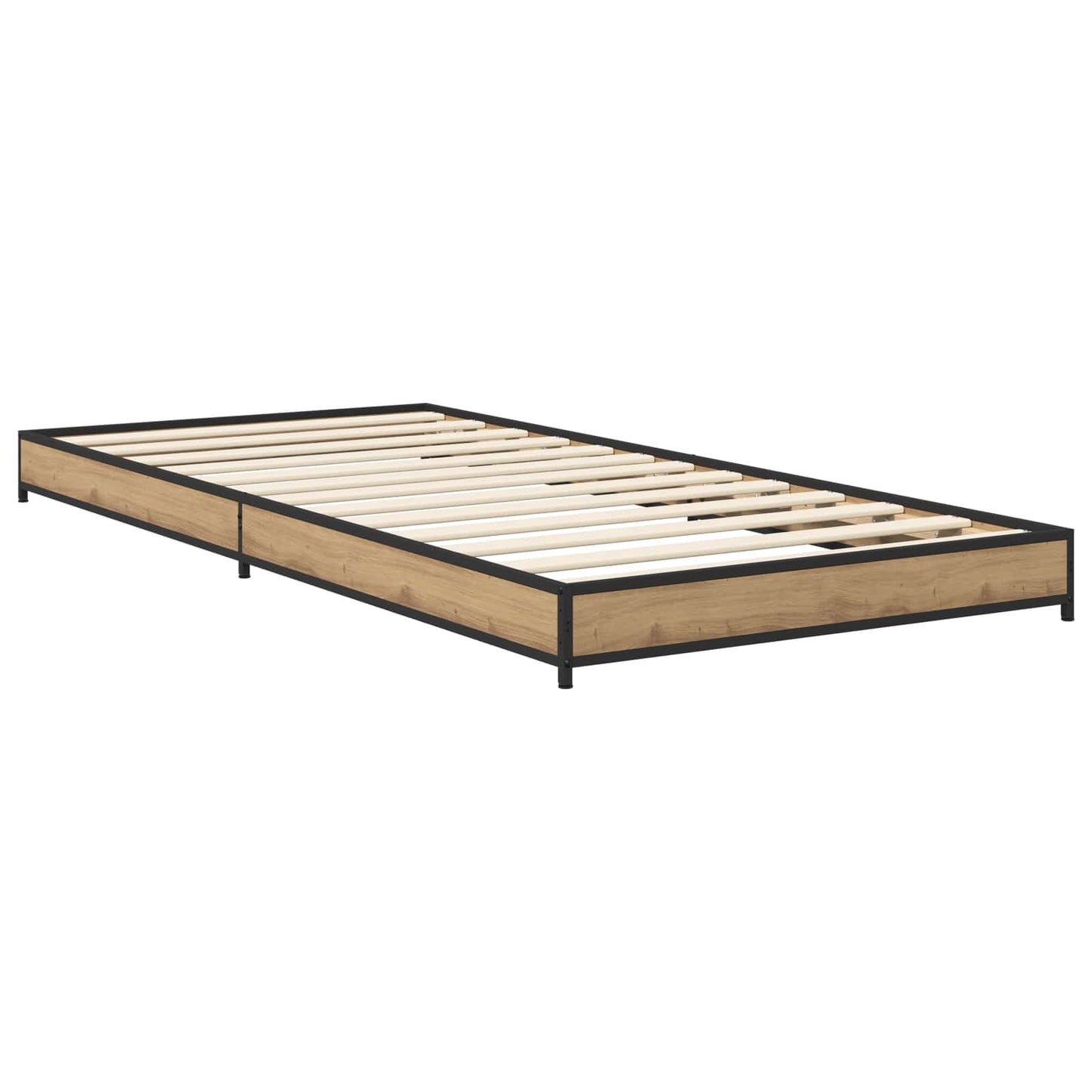 vidaXL Bed Frame Artisan Oak 80 x 200 cm Engineered Wood