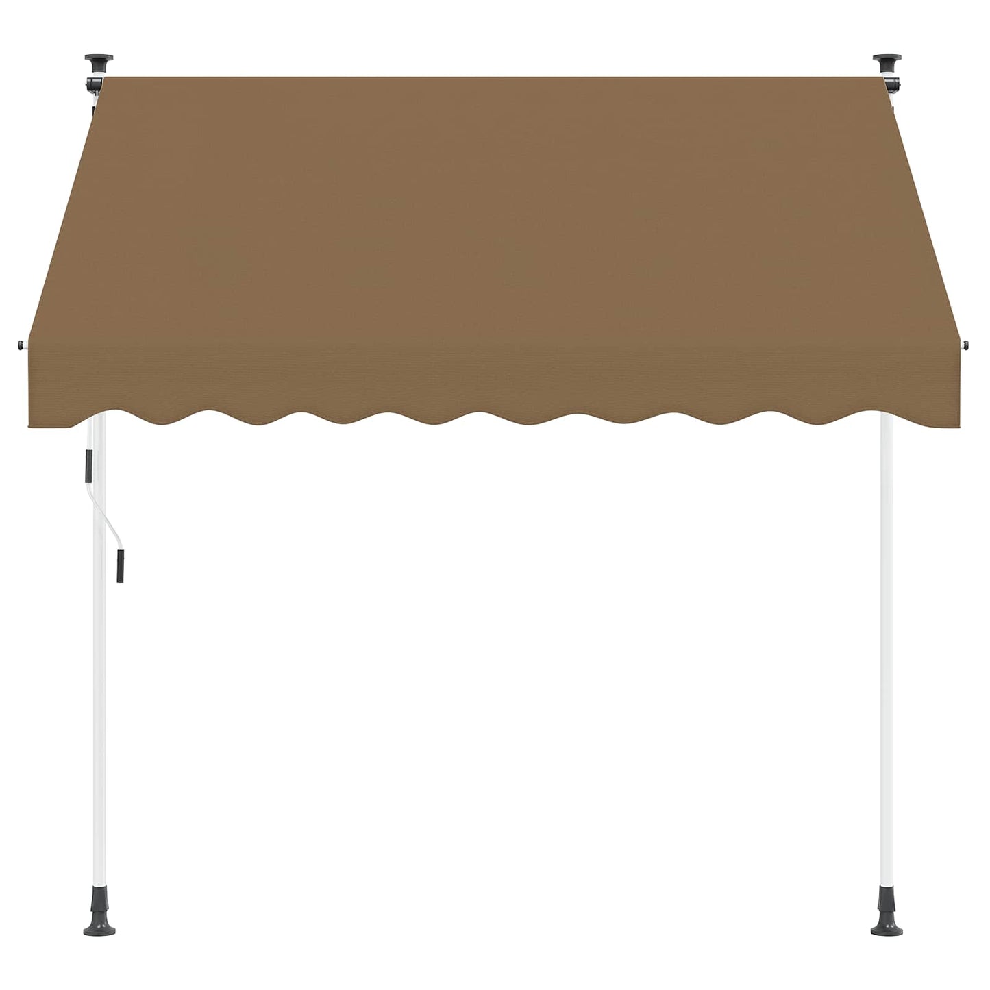 vidaXL Manual Retractable Awning Beige 150 cm