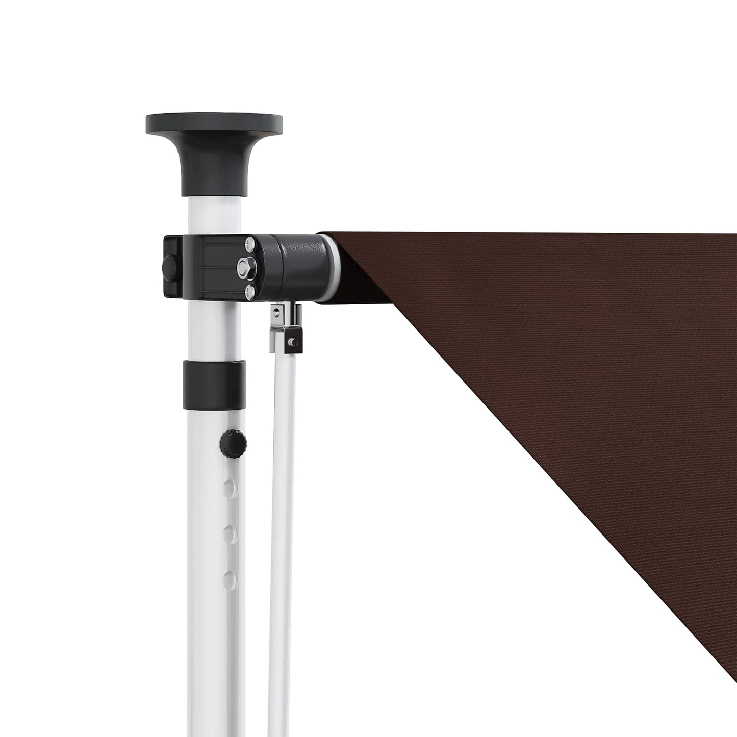 vidaXL Manual Retractable Awning Brown 250 cm