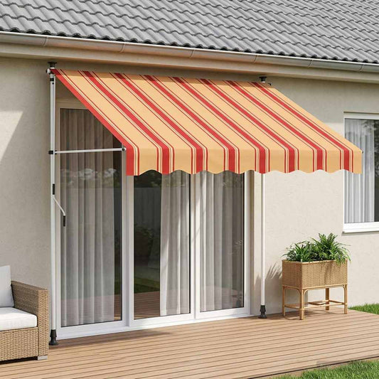 vidaXL Manual Retractable Awning Multicolour 150 x 115 x 300 cm
