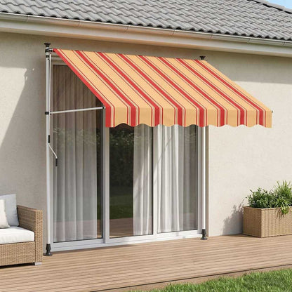 vidaXL Manual Retractable Awning Multicolour 400 x 115 x 300 cm