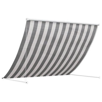vidaXL Awning Anthracite and White 250 x 150 cm