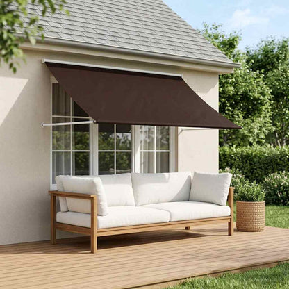 vidaXL Awning Brown 100 x 150 cm 180 g / m² Polyester with PU Coated
