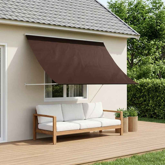 vidaXL Awning Brown 150 x 150 cm 180 g / m² Polyester with PU Coated