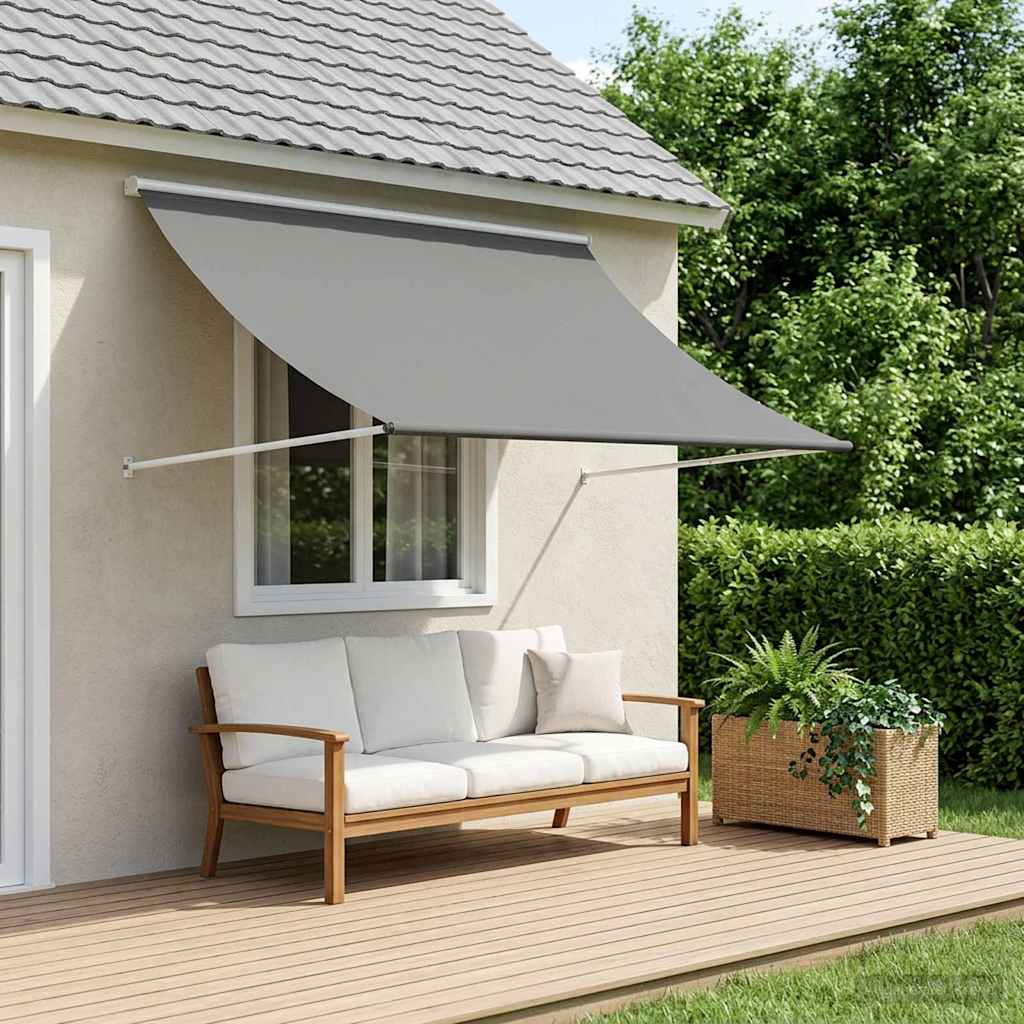 vidaXL Awning Light Grey 250 x 150 cm