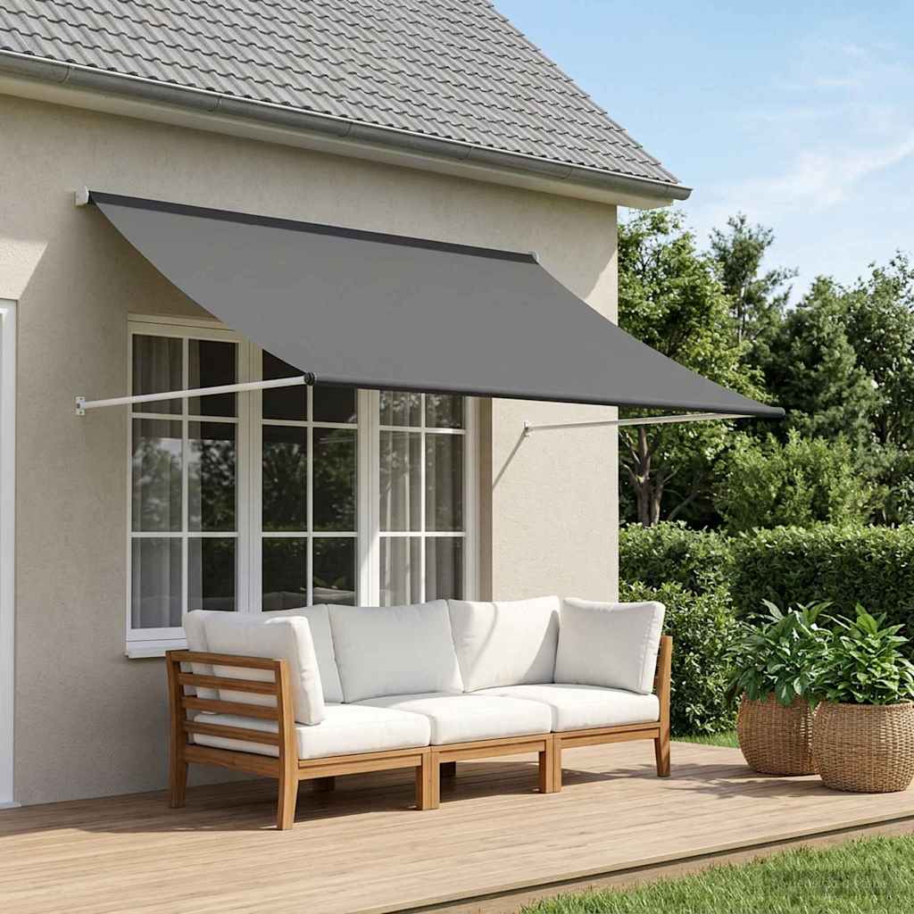 vidaXL Awning Light Grey 300 x 150 cm